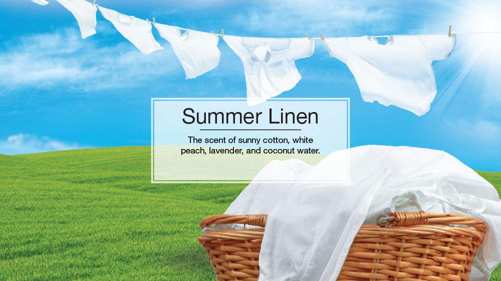 Little Trees Vent Wrap - Summer Linen - 4 pieces