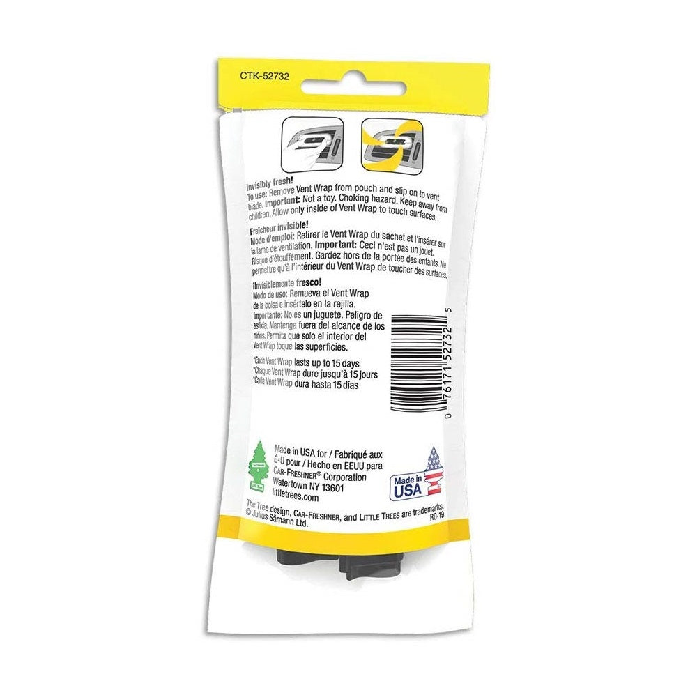 Little Trees Vent Wrap - Vanillaroma - 4 pieces