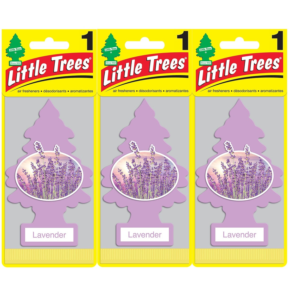 Little Trees Car Air Freshener - Lavender - 3 pieces