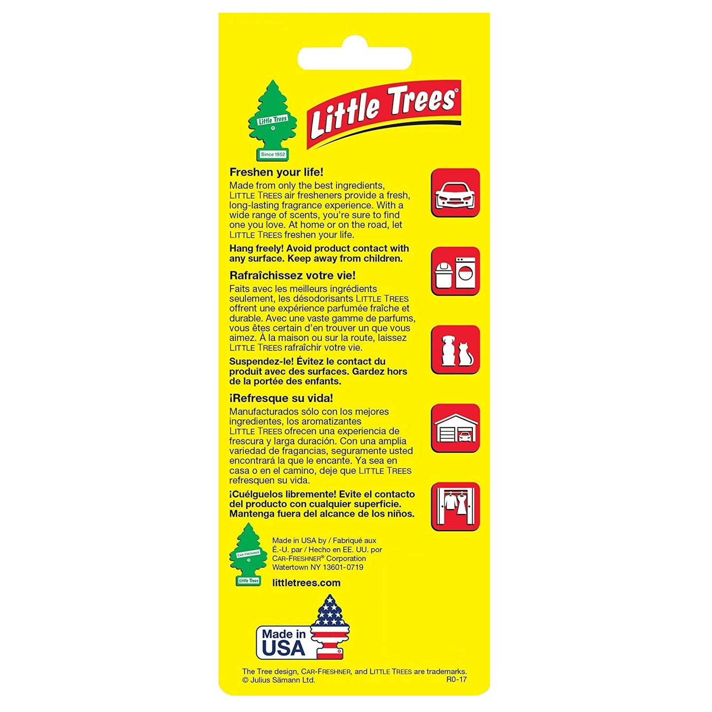 Little Trees Car Air Freshener - Bayside Breeze - 3 pieces