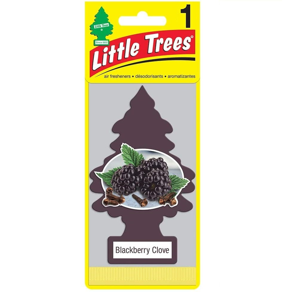 Little Trees Car Air Freshener - Blackberry Clove - 3 pieces