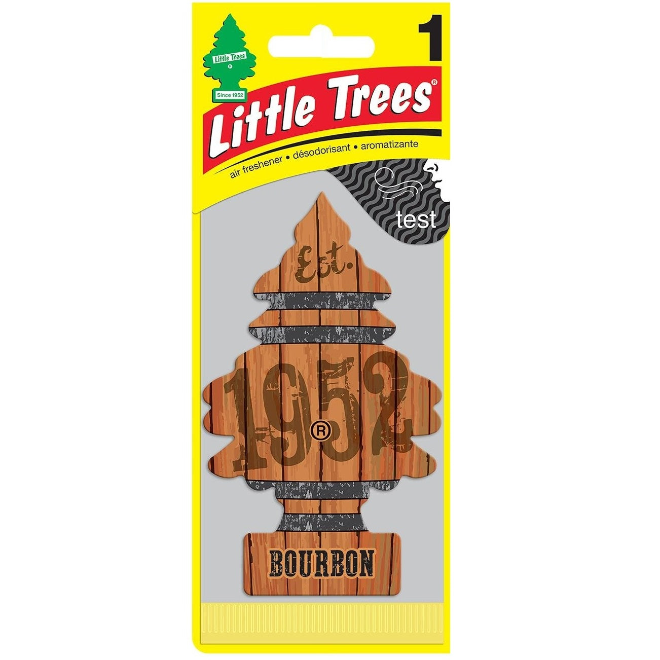 Little Trees Car Air Freshener - Bourbon - 3 pieces