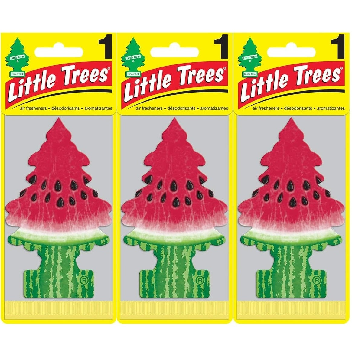 Little Trees Car Air Freshener - Watermelon - 3 pieces