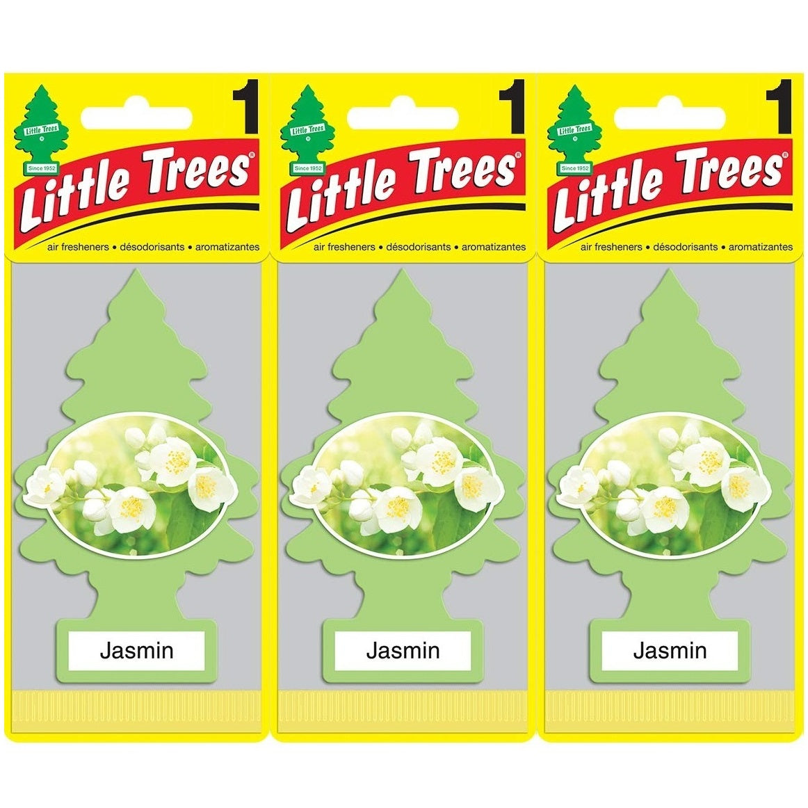 Little Trees Car Air Freshener - Jasmin - 3 pieces