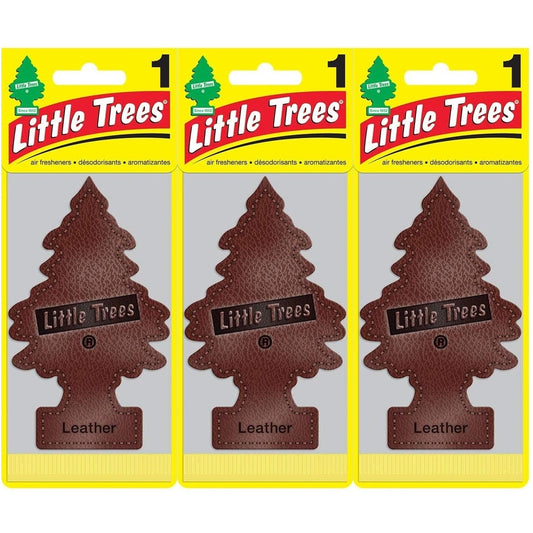 Little Trees Car Air Freshener - Leather - 3 pieces