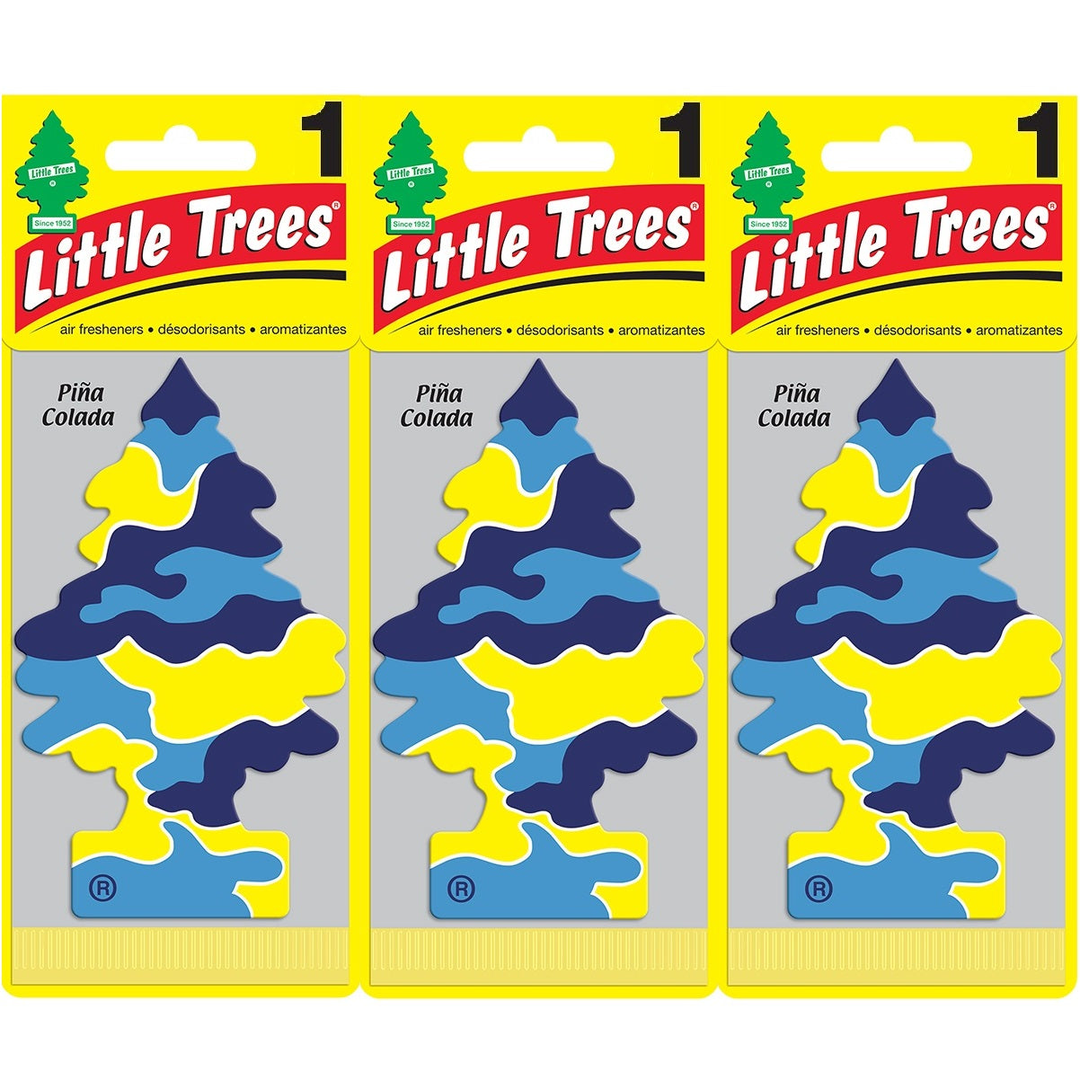 Little Trees Car Air Freshener - Pina Colada - 3 pieces