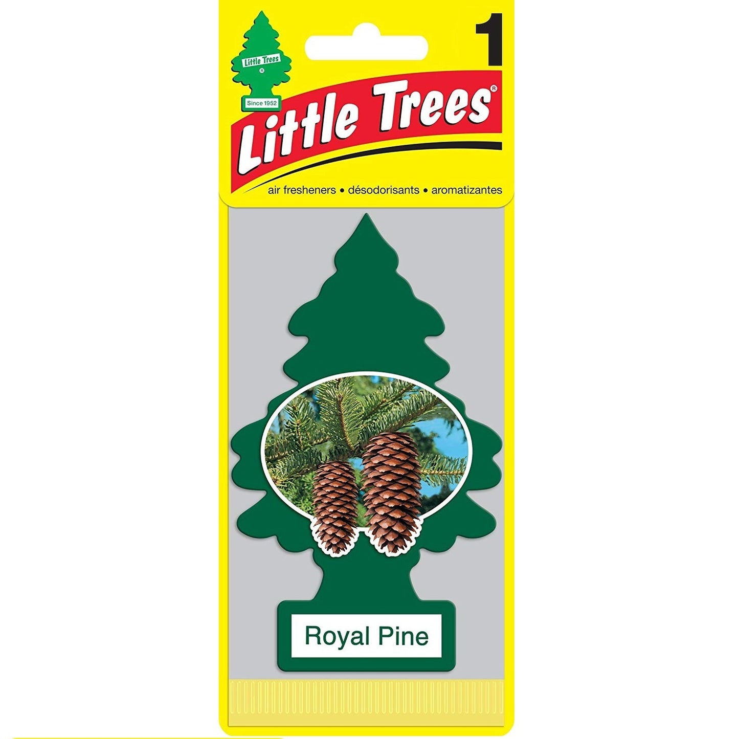 Little Trees Car Air Freshener - Royal Pine - 3 pieces
