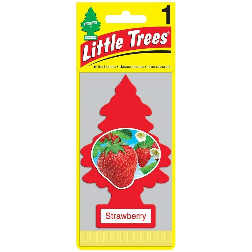 Little Trees Car Air Freshener - Strawberry - 3 pieces