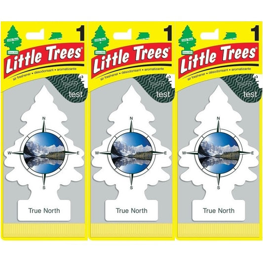 Little Trees Car Air Freshener - True North - 3 pieces