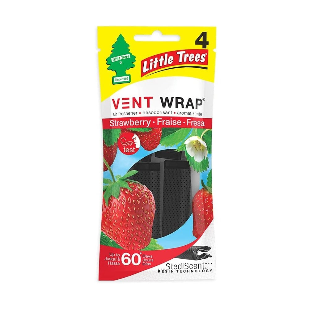 Little Trees Vent Wrap - Strawberry - 4 pieces