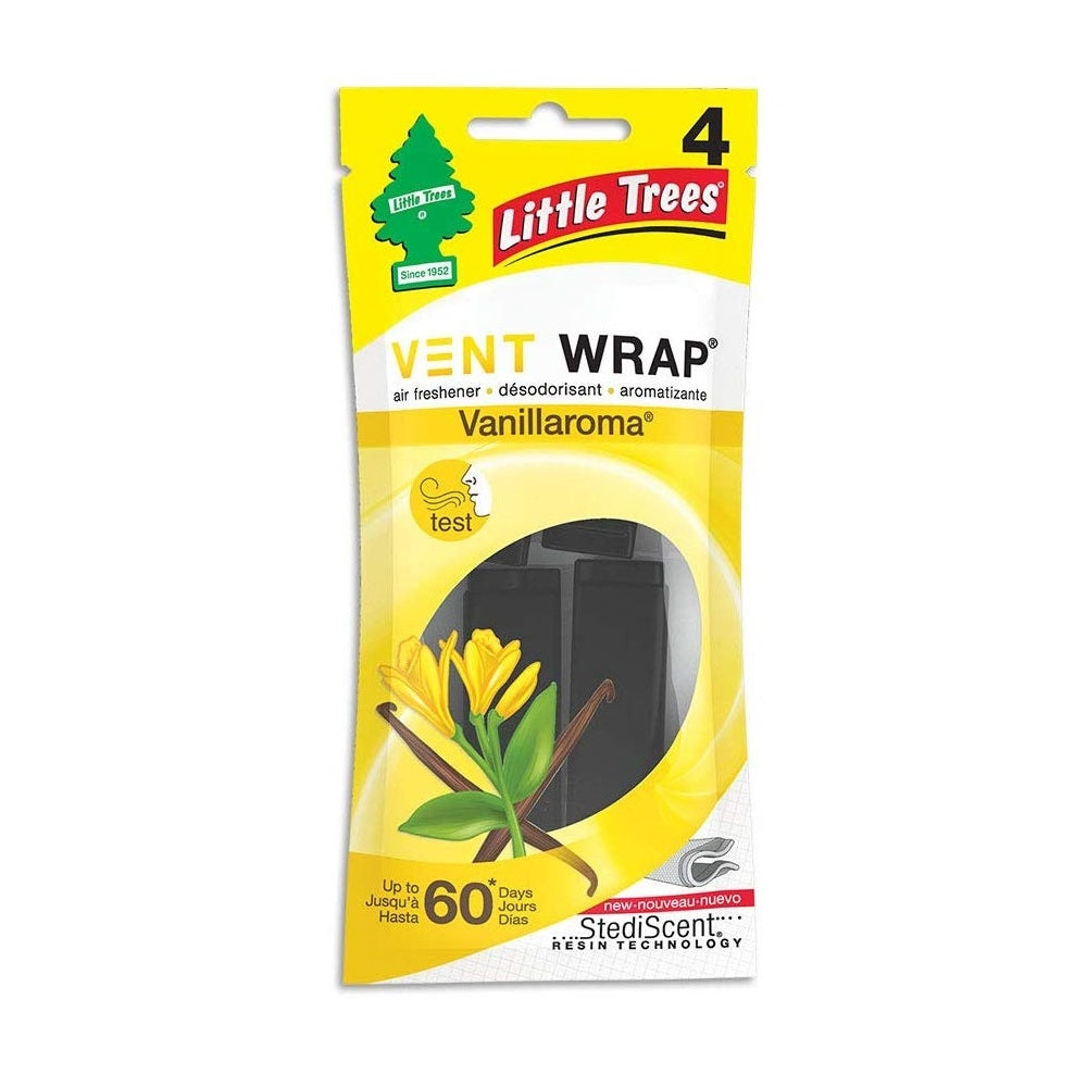 Little Trees Vent Wrap - Vanillaroma - 4 pieces